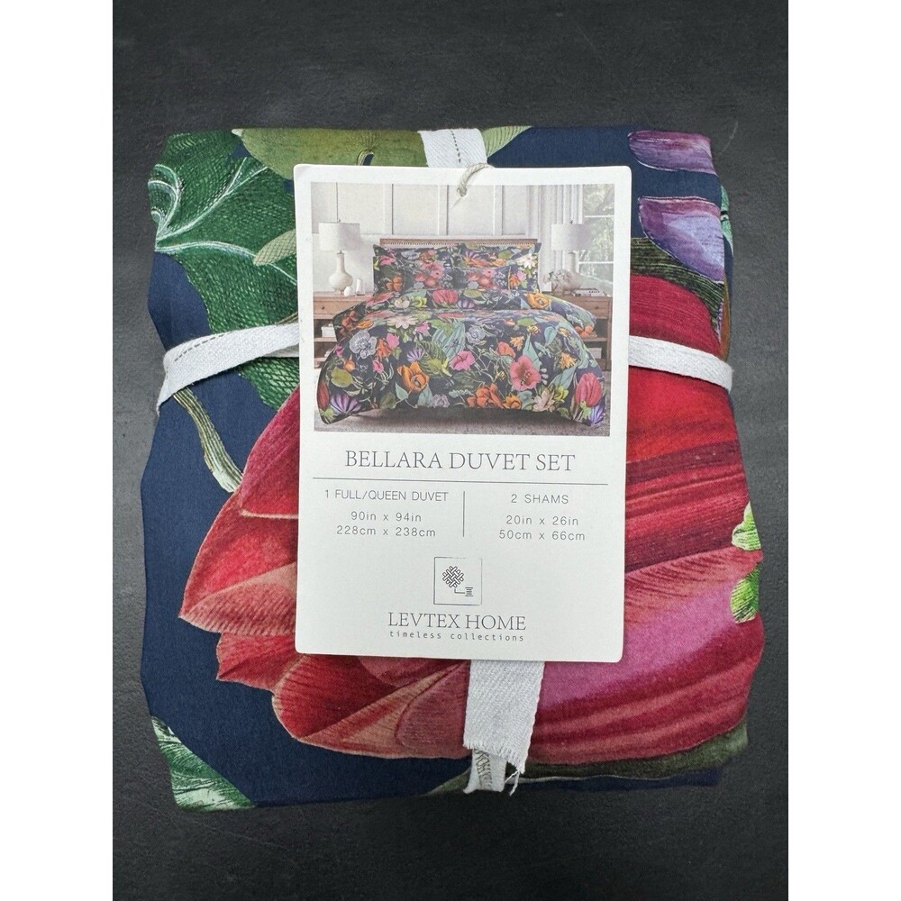 Levtex Home 3PC 100% Cotton Bellara Duvet Set - Picture 10 of 11